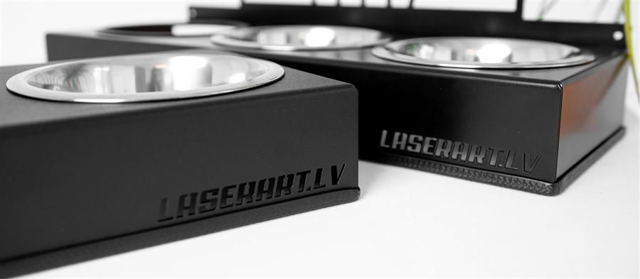 Mangeoire pour chat à 2 bols. Conception de base (101)